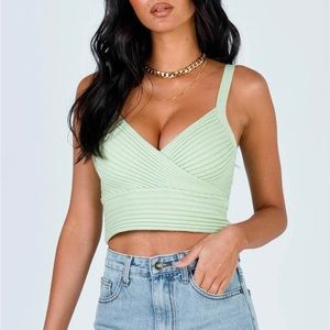 Arlene Top Green Princess Polly S/M